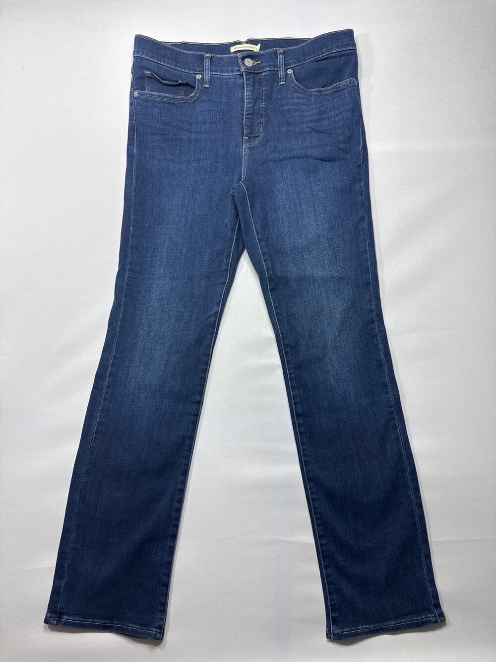 Levi's‎ 314 Women's Shaping Straight Leg Stretch Blue Jeans - 32x32 (33x31)